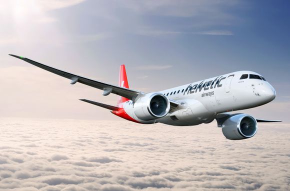 Embraer cierra contrato por doce E190-E2 con Helvetic Airways