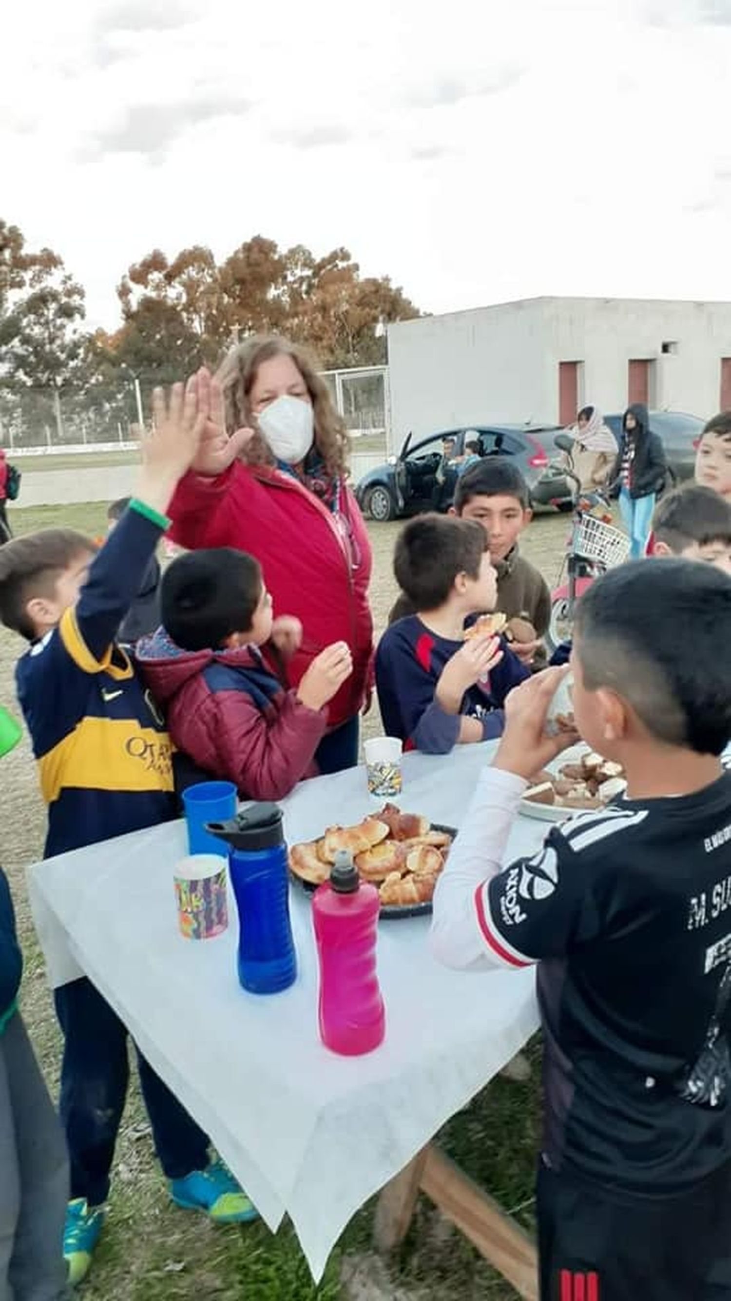 Dujovne presente en el festejo del Día del Niño en Libertad