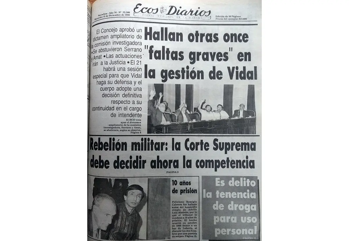 Miércoles 12 de diciembre de 1990