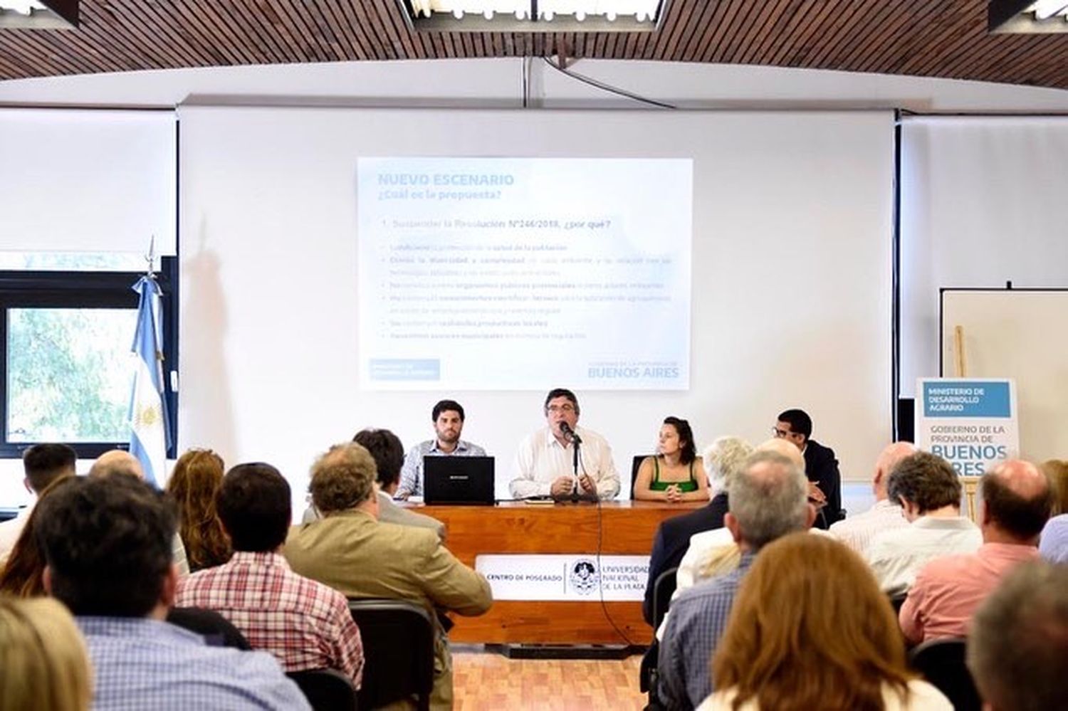 Con presencia de la Unicen, se presentó el observatorio técnico de agroquímicos