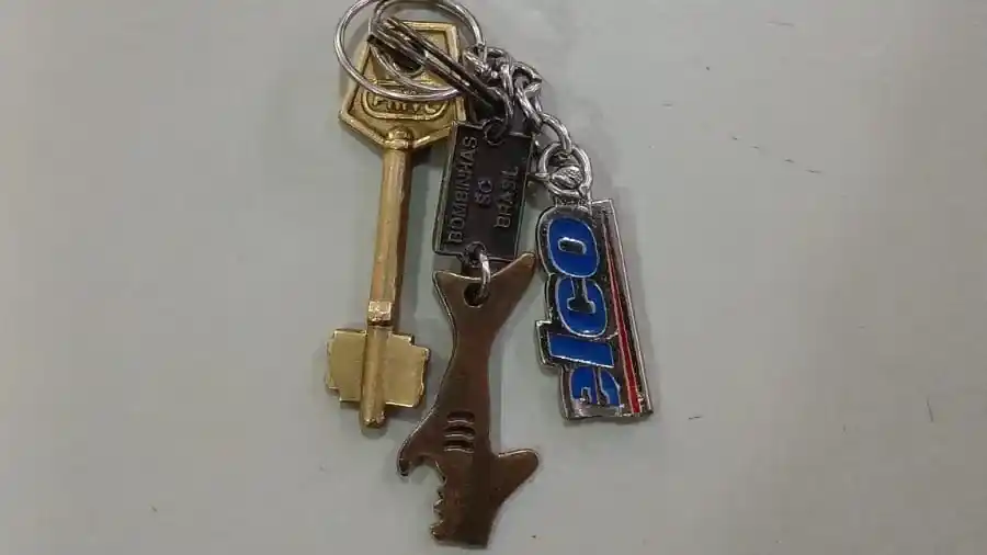 Encontraron estas llaves en la vía pública