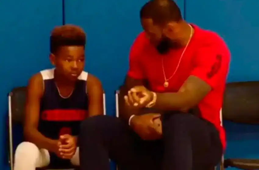 Video: la lección de LeBron James a su hijo de 11 años