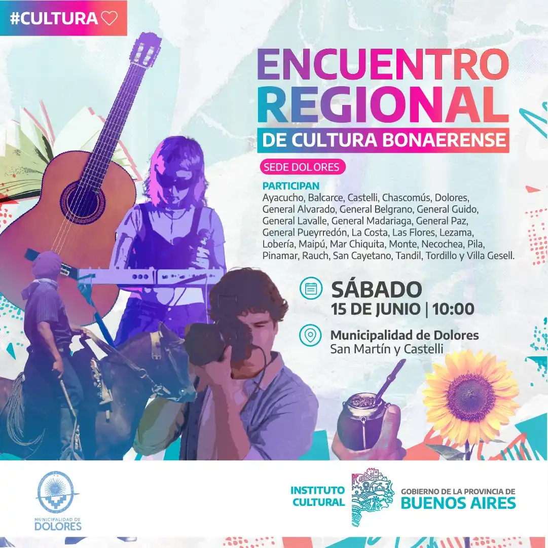 Chascomús estará presente en un nuevo Encuentro Regional de Cultura Bonaerense en Dolores