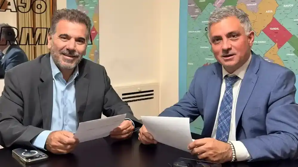 Cristian Ritondo y Sebastián Pareja.