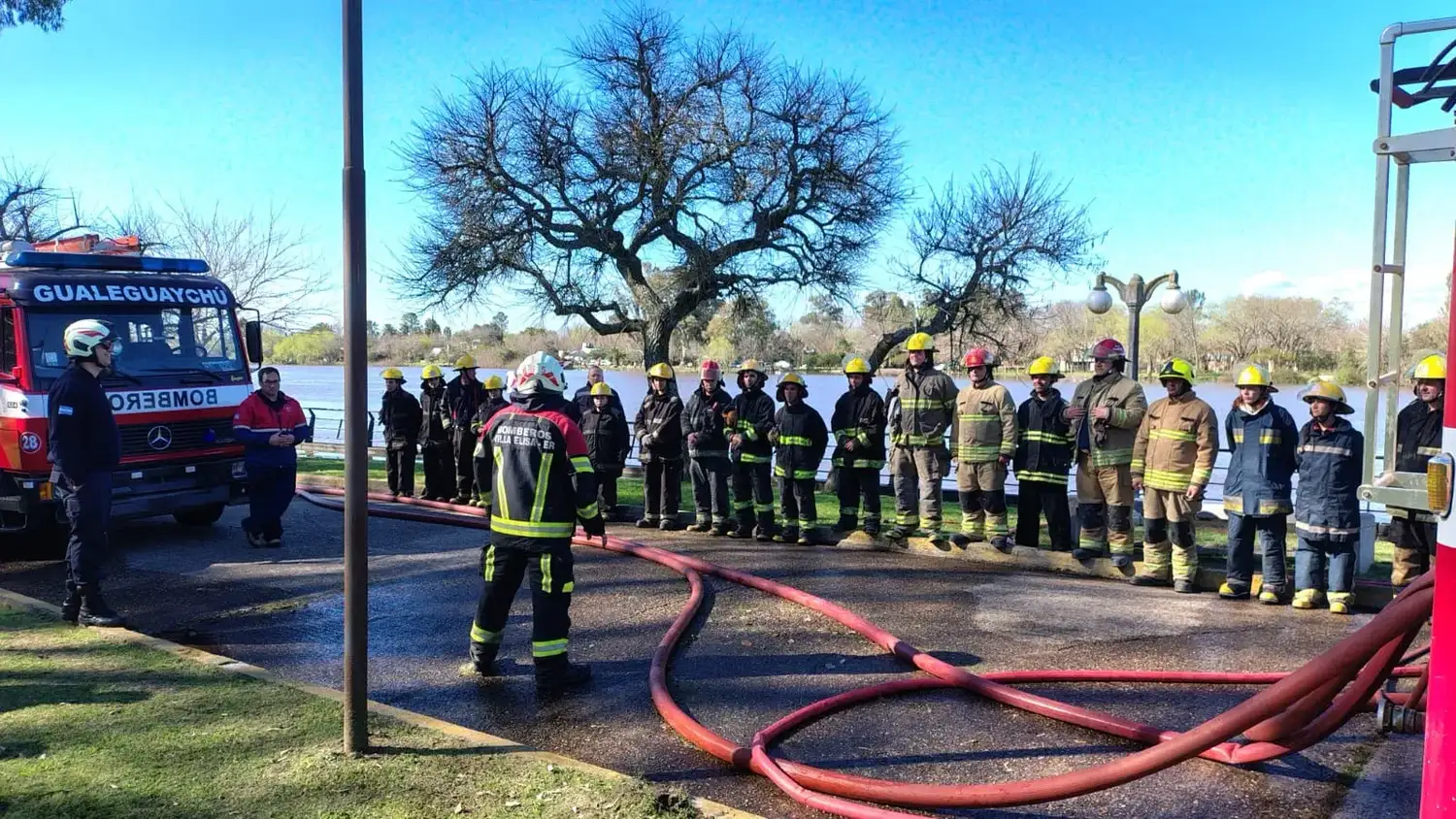 Gualeguaychú fue sede de una capacitación regional para bomberos sobre sistemas de abastecimiento