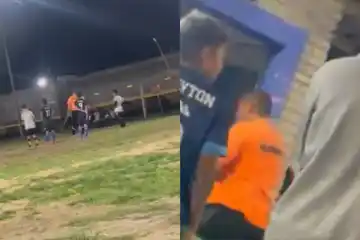 Incidentes en el fútbol infantil: padres agredieron e insultaron a un árbitro en zona norte