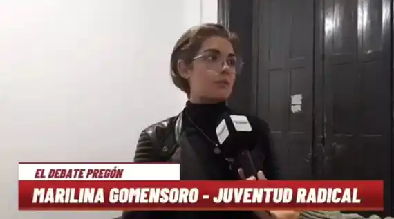 Marilina Gomensoro“Desde la Juventud Radical proponemos hacer realmente un cambio”