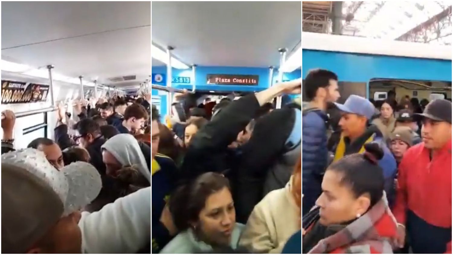 Por tercer día consecutivo, viajar en tren en el AMBA es un calvario con demoras y cancelaciones