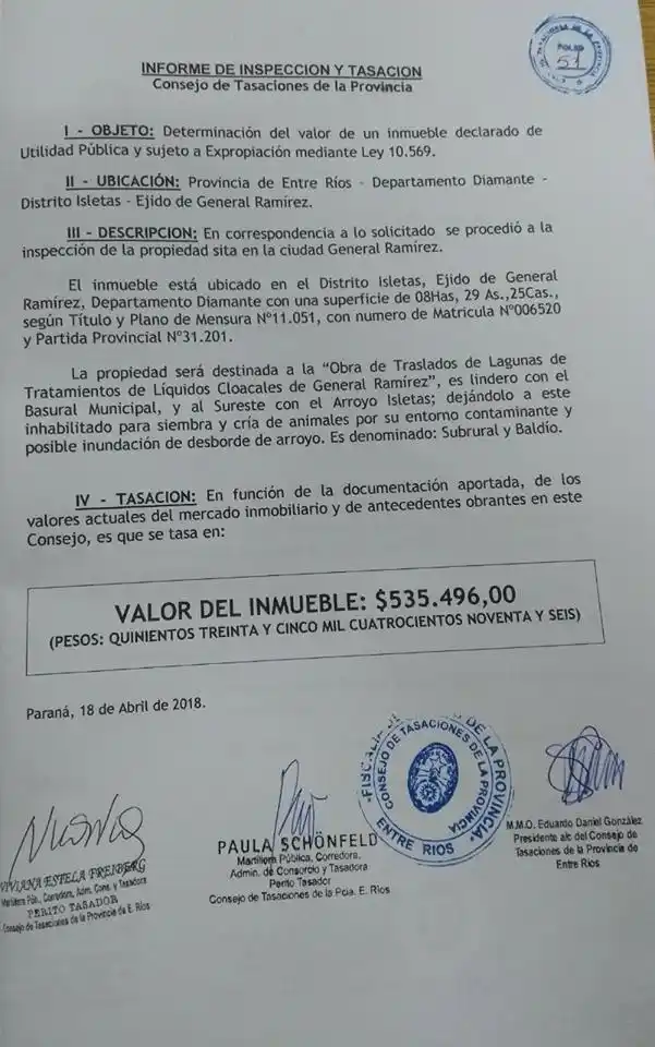 Las lagunas cloacales cumplieron su vida útil y serán trasladadas