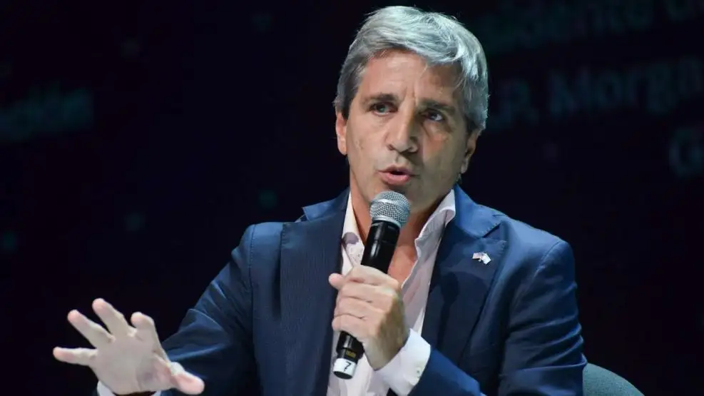 Ministro de Economía  Luis Caputo