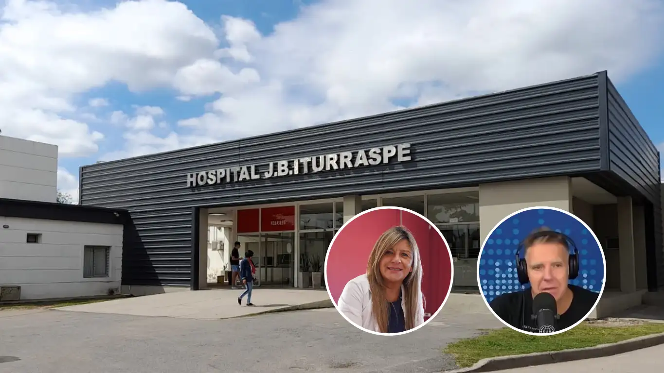 Pepino agradeció el gesto de Fantino con el Hospital Iturraspe.