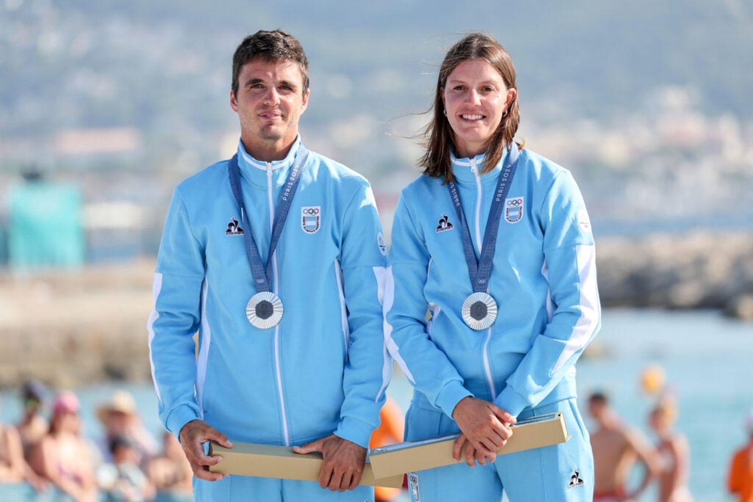 Histórico: La sampedrina Eugenia Bosco logró la medalla de plata en yachting junto a Mateo Majdalani en París 2024