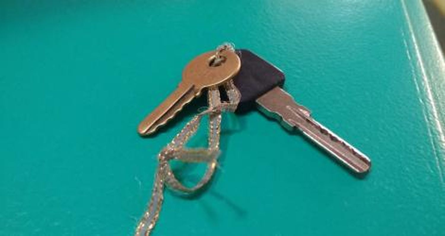 Llaves encontradas en Plaza Constitución