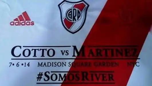 Cotto vs Maravilla Martínez: un combate de hinchas de River