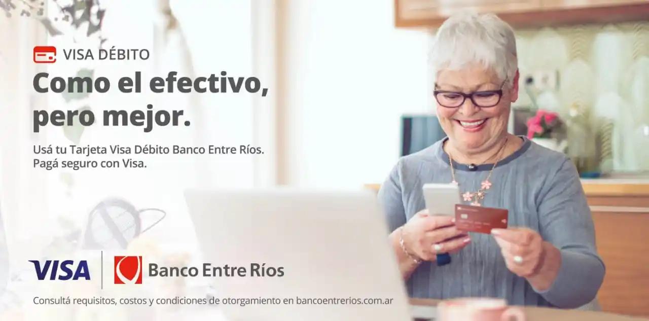 Banco Entre Ríos y VISA promueven el uso de la tarjeta de débito con importantes beneficios
