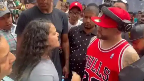 Colega y diputada chavista confrontó a Nacho en San Agustín del Sur, y esto le cantó (+Video)