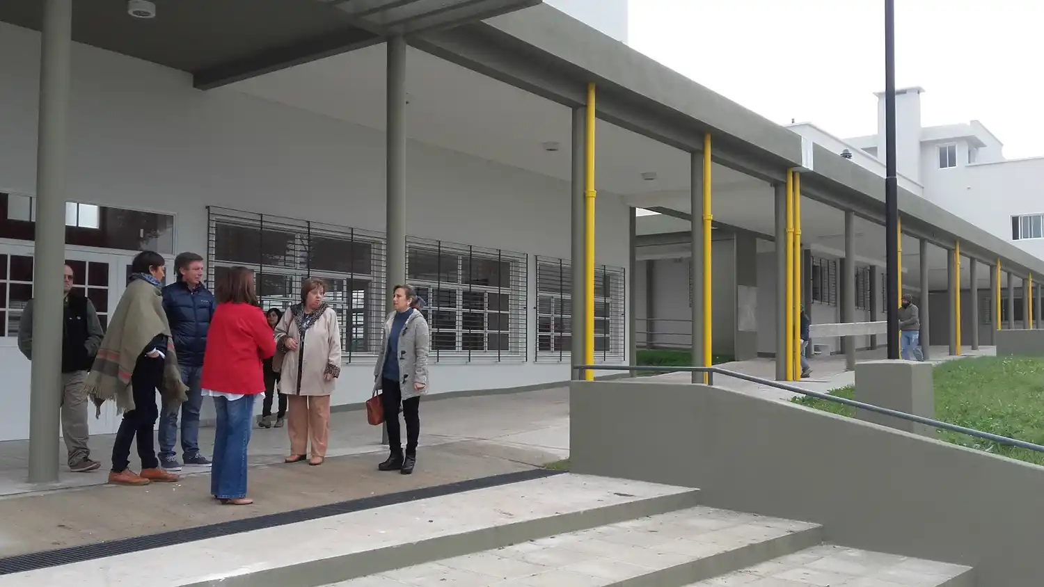 Recorrieron la obra de la escuela América Barbosa y Fray M. Esquiú