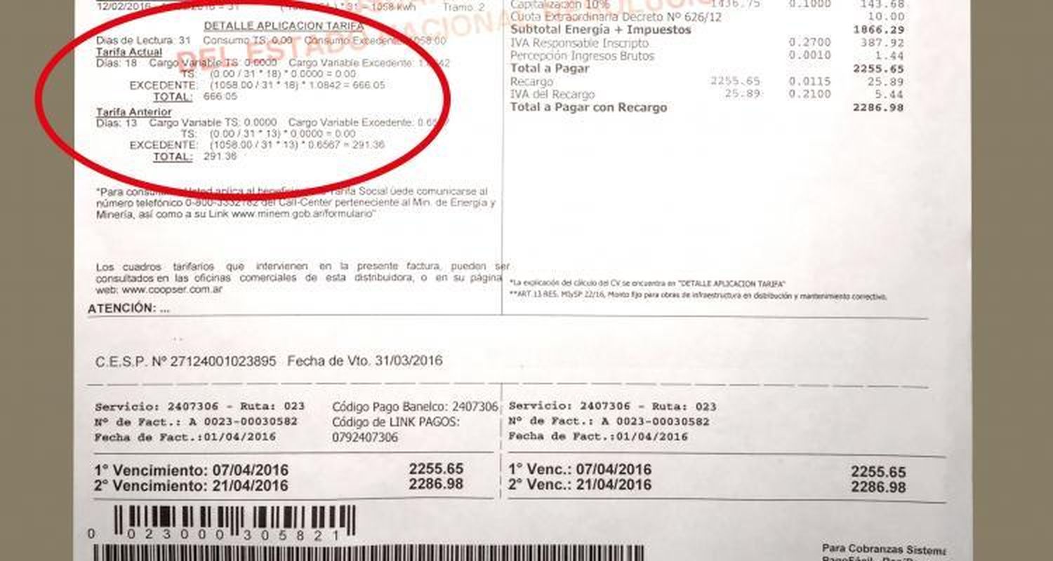 Fallo que habilitó la luz con aumento es sólo para Eden y las cooperativas esperan uno similar a su favor