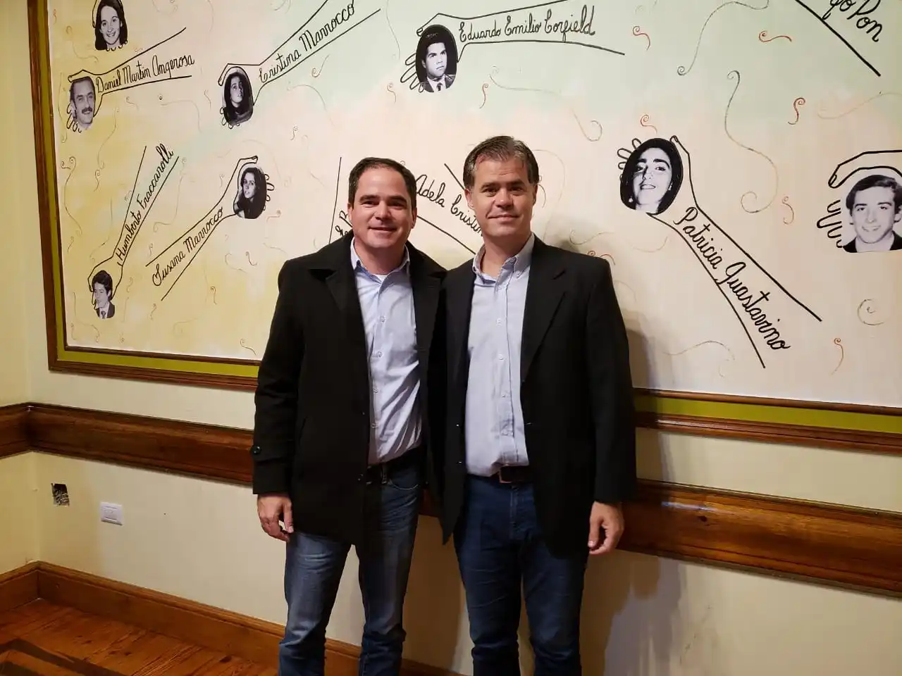 Piaggio apoyó al candidato del PJ en Larroque a días de las elecciones 