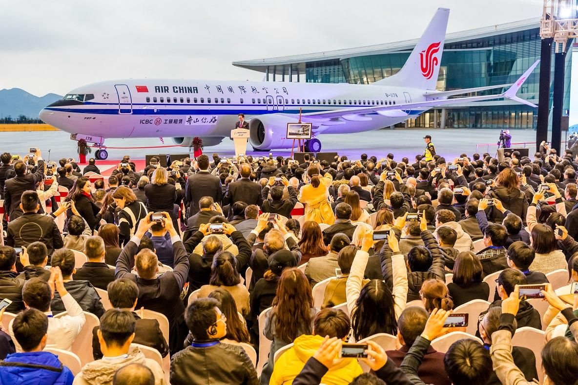 Boeing entregó la primera aeronave desde su nuevo Centro de Terminación y Entregas en China