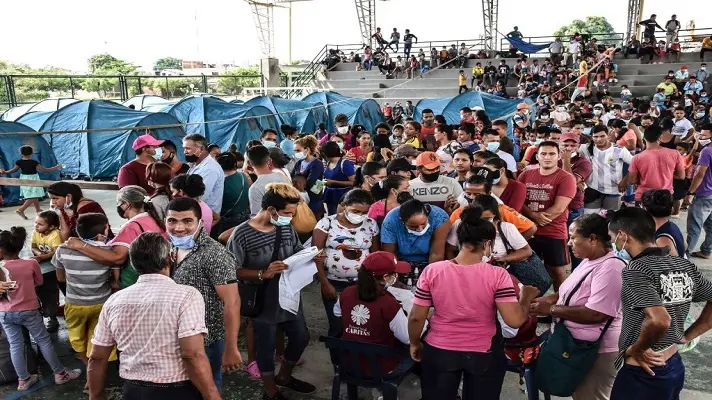 «No tienen nada que ver con la guerra»: venezolanos desplazados marcharon en Arauquita