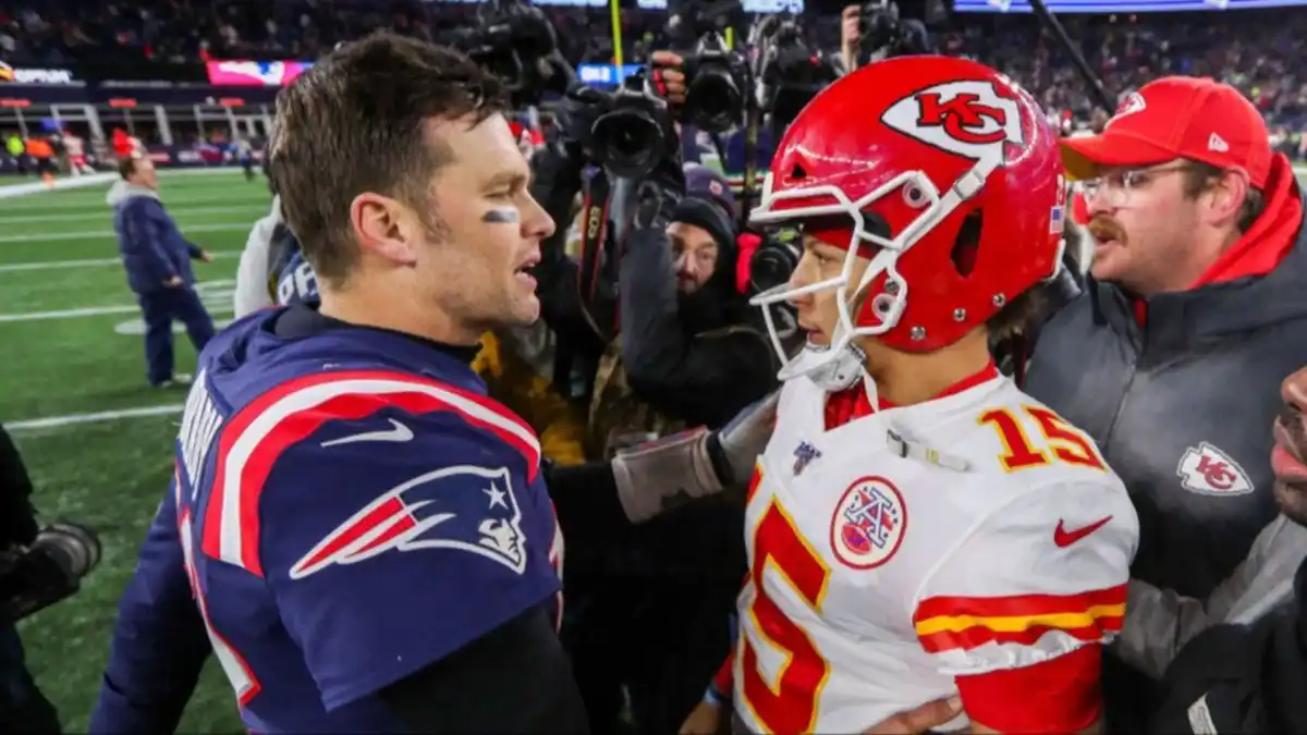 Tom Brady y Patrick Mahomes: dos gotas de agua.