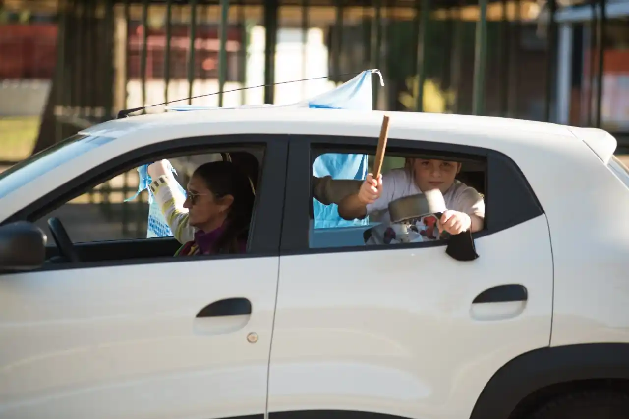Las 10 fotos de la caravana en Gualeguaychú