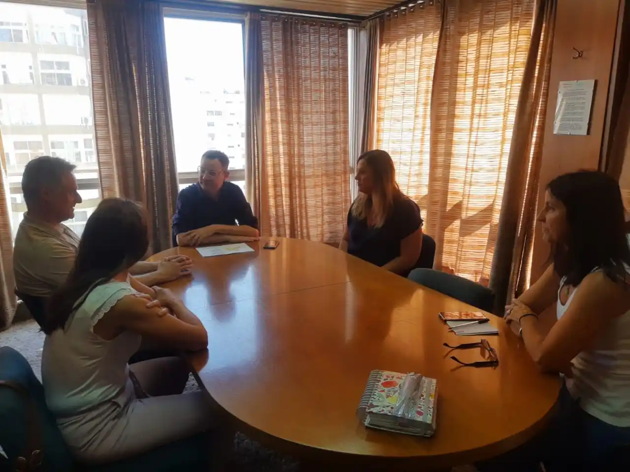 Orciani se reunió con autoridades para mejorar el servicio de agua en Casilda