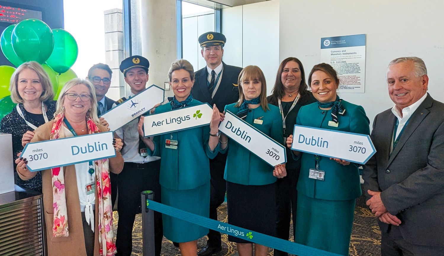 After a three-year absence Aer Lingus resumes non-stop flights to Connecticut