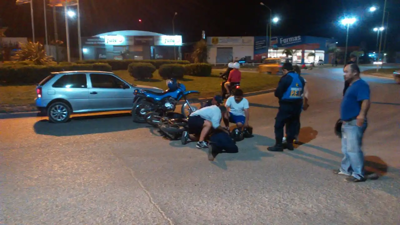 Gualeguaychú: Chocó a una motociclista y se dio a la fuga