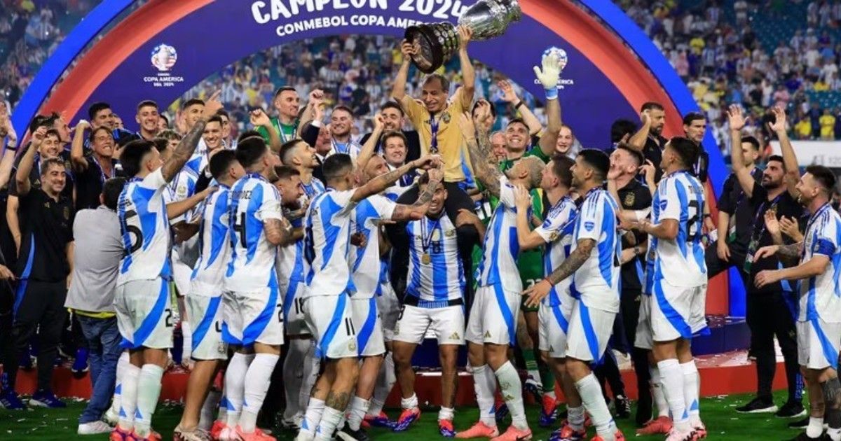Marito con la Copa América.