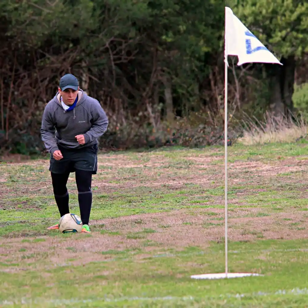 Facundo Prioletto ganó en la fecha de footgolf