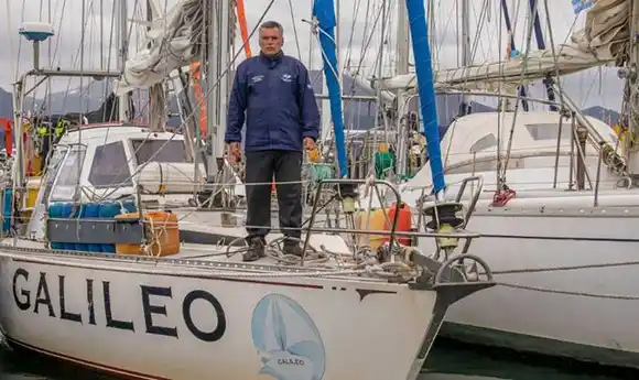 Un veterano de Malvinas concluyó una travesía en un velero por el Cabo de Hornos