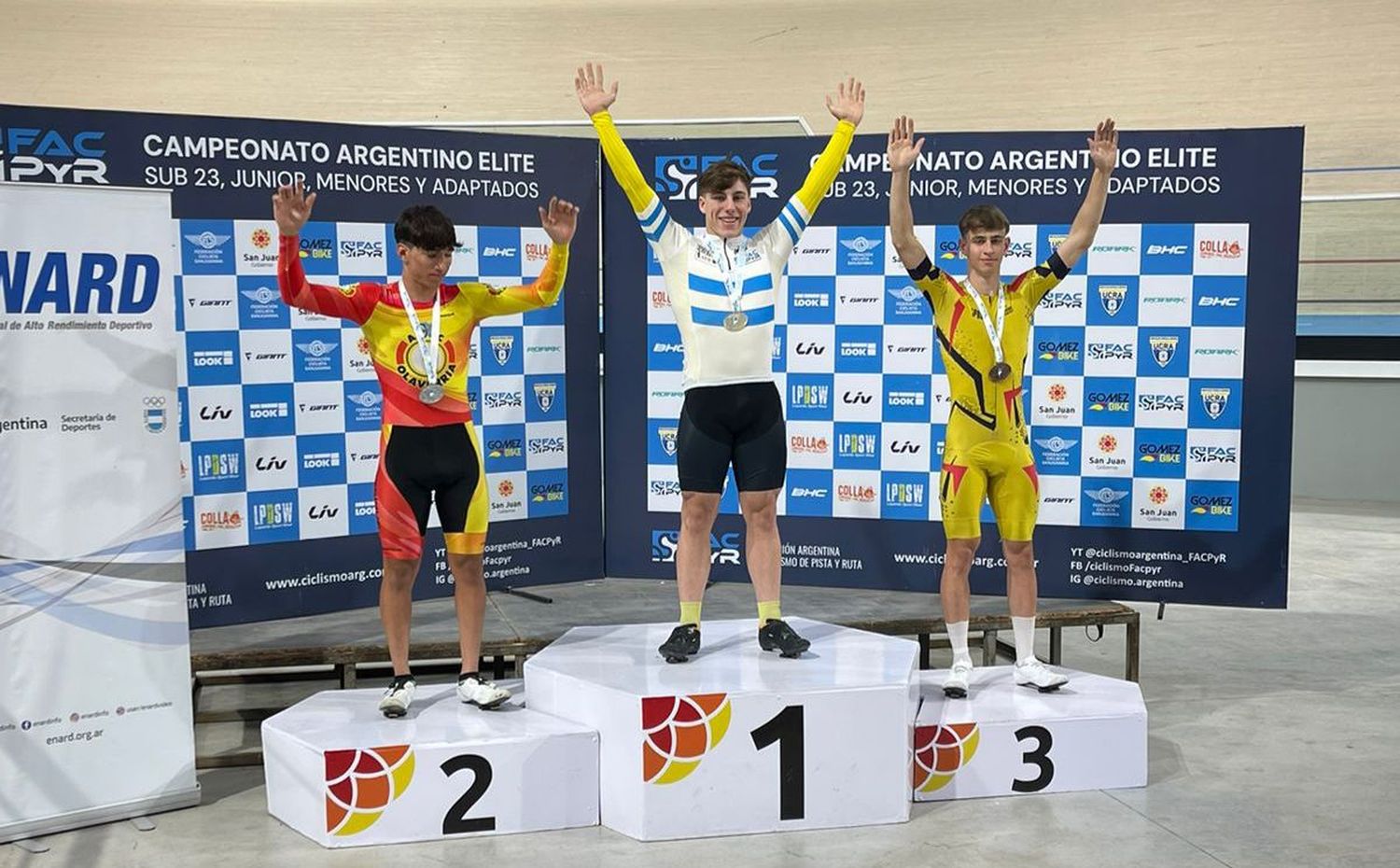 Tercer podio para el ciclista sanfrancisqueño en San Juan.