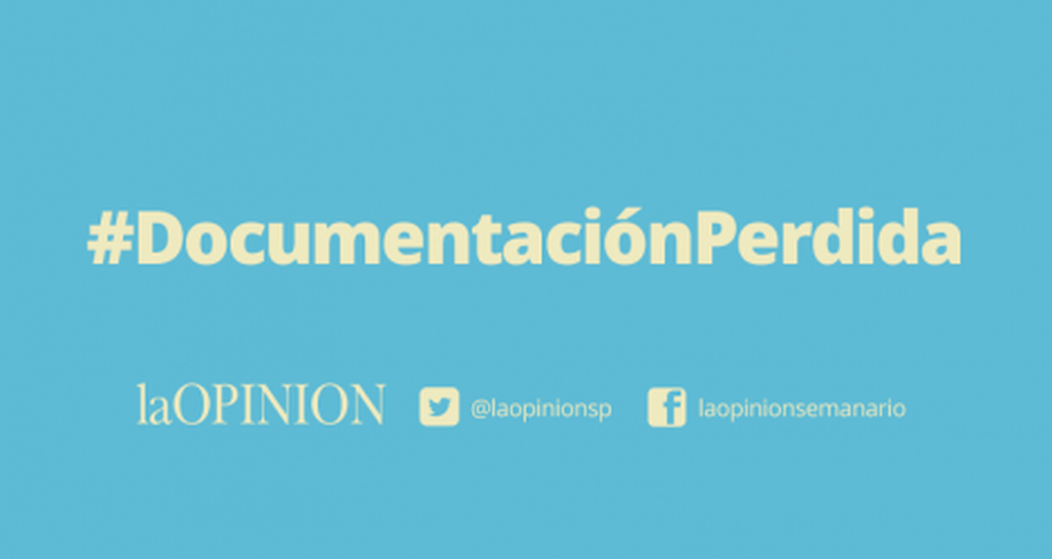 Billetera con documentación extraviada