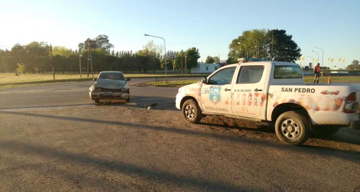 Confuso choque a patrullero de Policía Rural