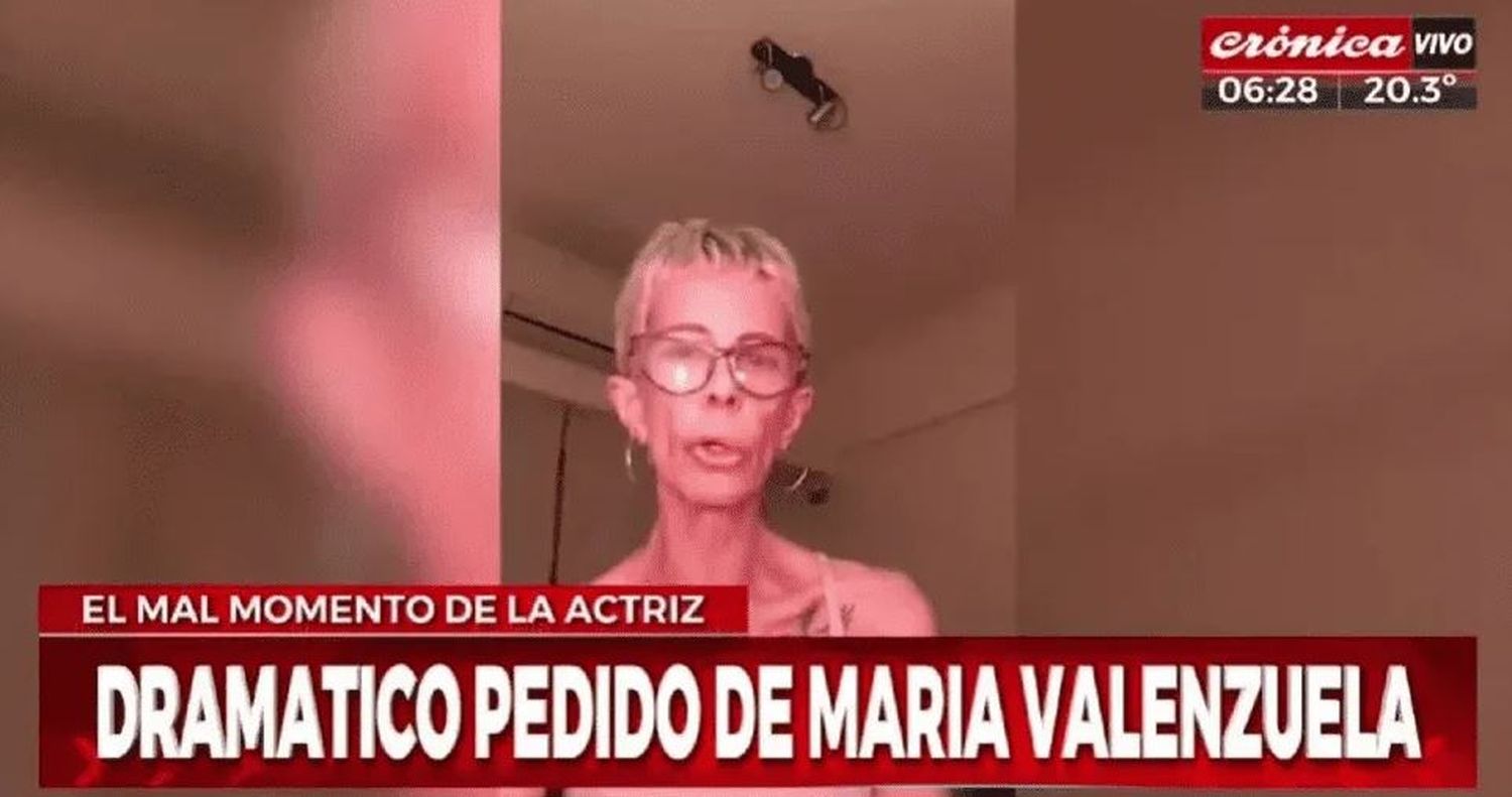 "No me puedo morir ahora": la dramática publicación de María Valenzuela