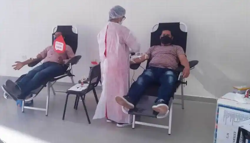 Donantes voluntarios renovaron su gesto en la colecta externa de sangre