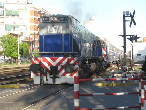 El Tren San Martín arrolló un auto y causó un muerto en Palomar 