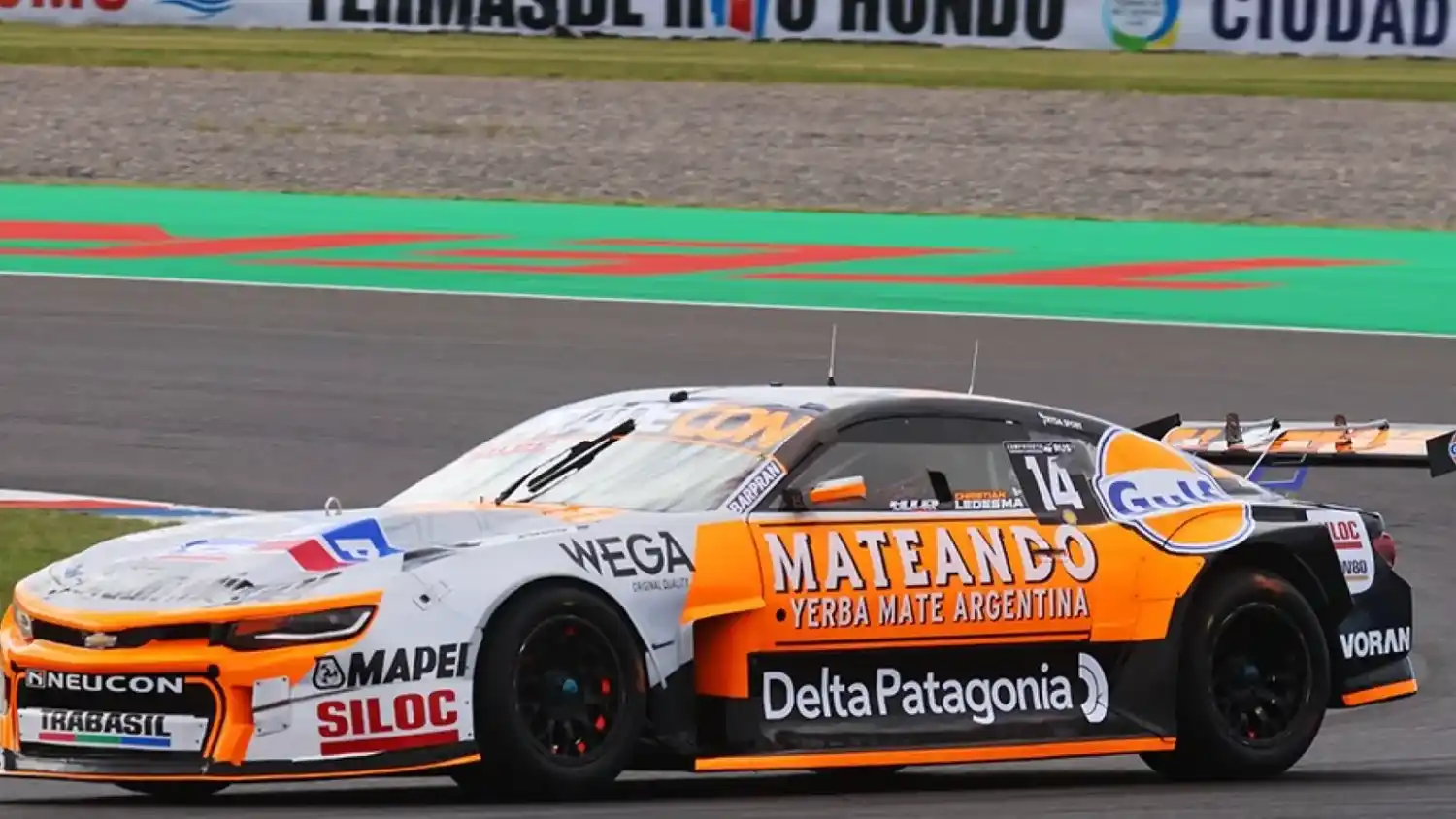 "Se nota mucho la sensación de velocidad", la gráfica descripción de Ledesma sobre lo que es correr en Rafaela. Foto: Carburando