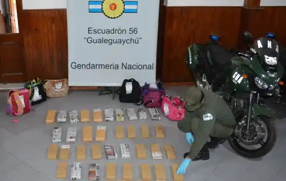 Tres mujeres quedaron detenidas por hallarles 45 kilos de marihuana 