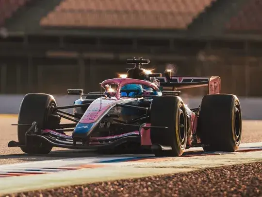Buen comienzo de jornada para Colapinto.
Foto: Agencia NA (@AlpineF1Team)