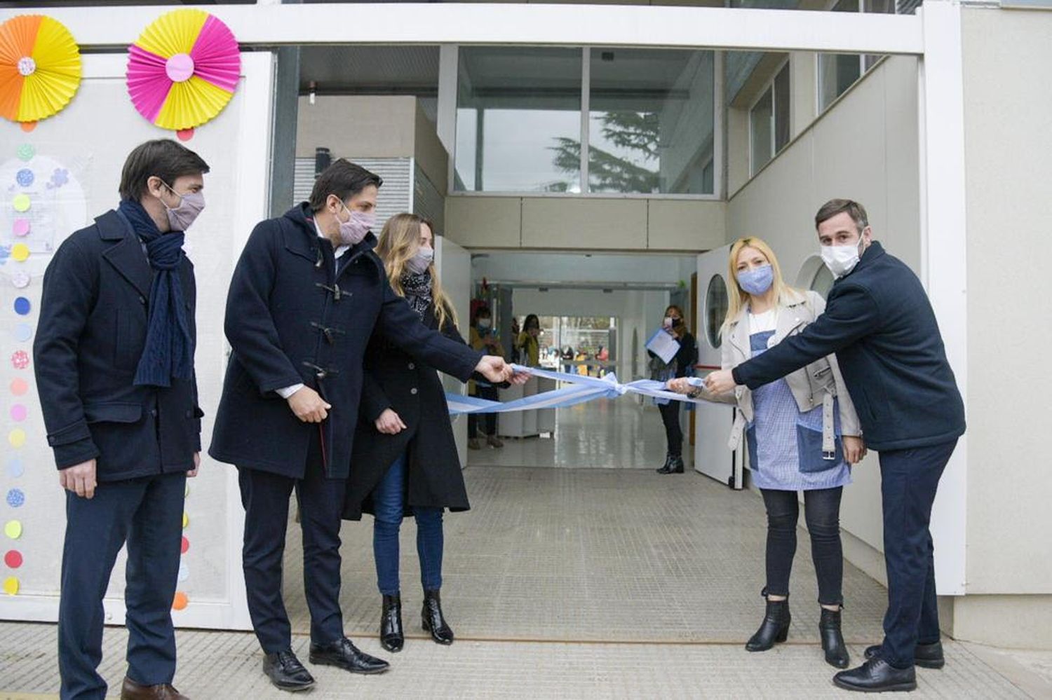 Pilar: Achával y Trotta inauguraron un jardín de infantes en Lagomarsino