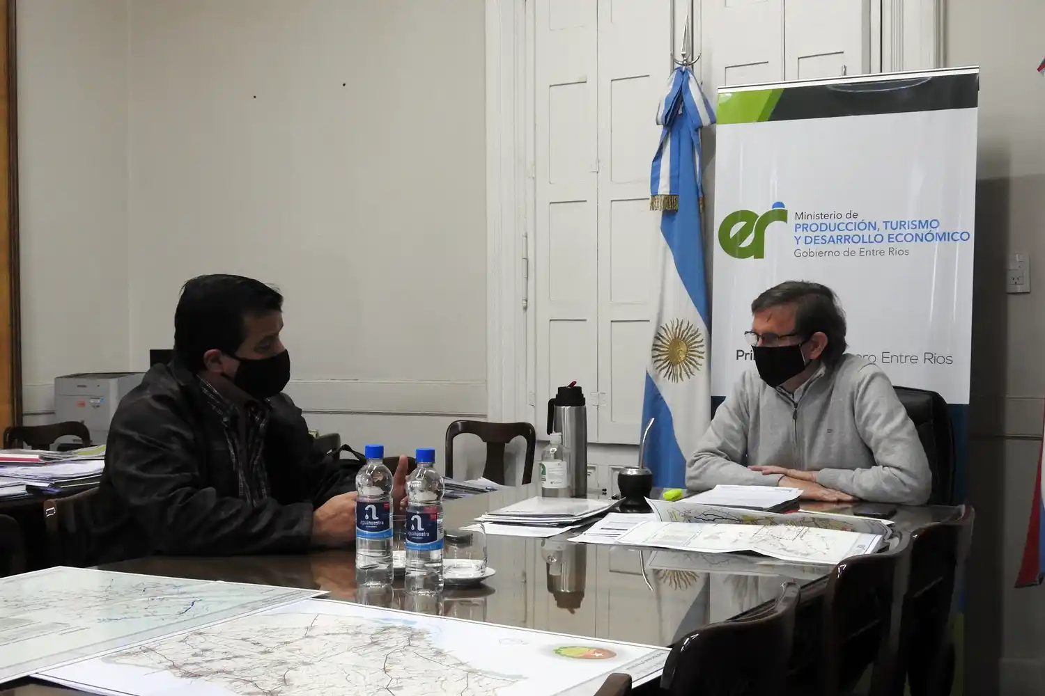 Obras: Bahillo y Casaretto evaluaron prioridades