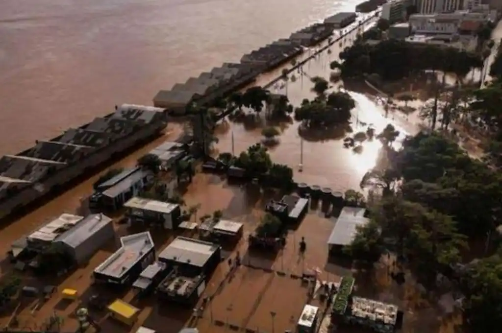 Imágenes de la inundación en Brasil