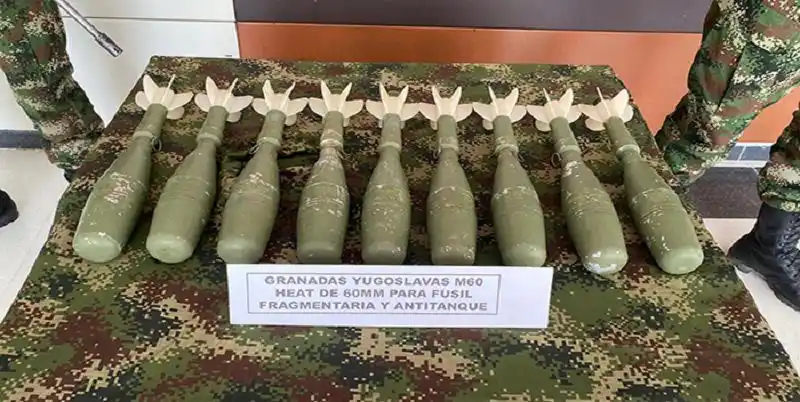 Colombia halla armamento presuntamente de Venezuela en manos de rebeldes (+video)