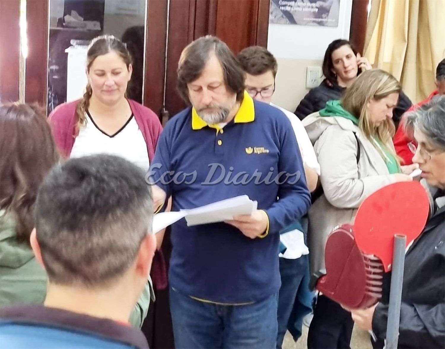 Hugo César Bicarelli. Jefe del Correo