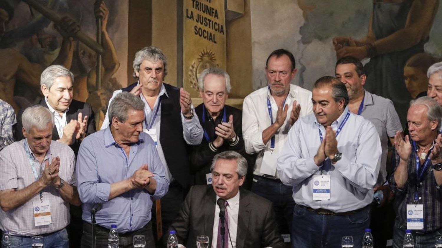 Alberto Fernández participa de acto de la CGT en homenaje a Perón