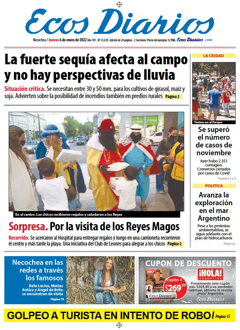 Tapa del 6 de enero 2022
