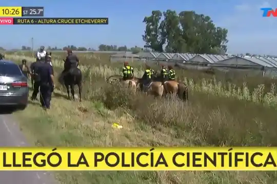 Realizan rastrillajes sobre la Ruta 6 en búsqueda de la odontóloga desaparecida